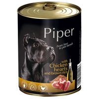 Piper Adult Καρδιά Κοτόπουλου & Καστανό Ρύζι  800gr (5 τεμάχια)