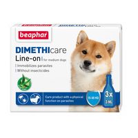 Dimethicare Line on Dog Medium Μεσαίους σκύλους 15-30 kg (3 x 3 ml)