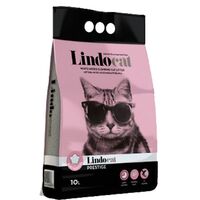 Άμμος γάτας Lindocat - Clumping Prestige 10kg με άρωμα πούδρας