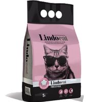 Άμμος γάτας Lindocat - Clumping Prestige 5kg με άρωμα πούδρας