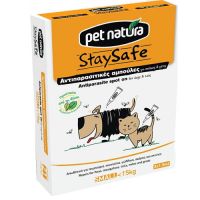 Φυτικές Αντιπαρασιτικές Αμπούλες Pet Natura για σκύλους και για γάτες κάτω των 15kg