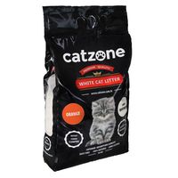 Άμμος γάτας Catzone Clumping -Με άρωμα Πορτοκάλι 10Kg