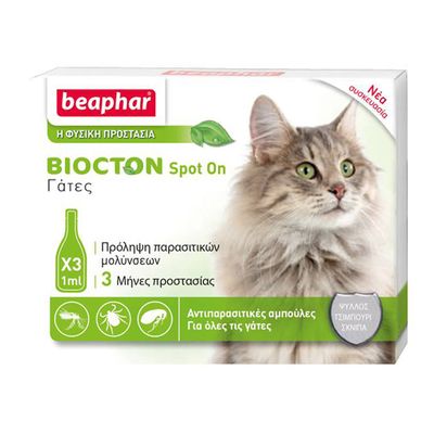 Beaphar biocton spot on cat (3τμχ)