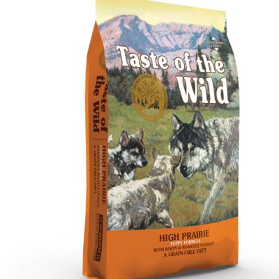 Taste of the Wild High Praire Puppy με βίσονα και ψητό ελάφι 2Kg