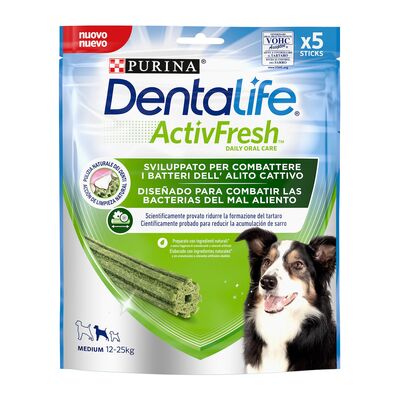 Dentalife Activefresh Medium 5τμχ x115gr (για σκυλιά 12-25​ kg)
